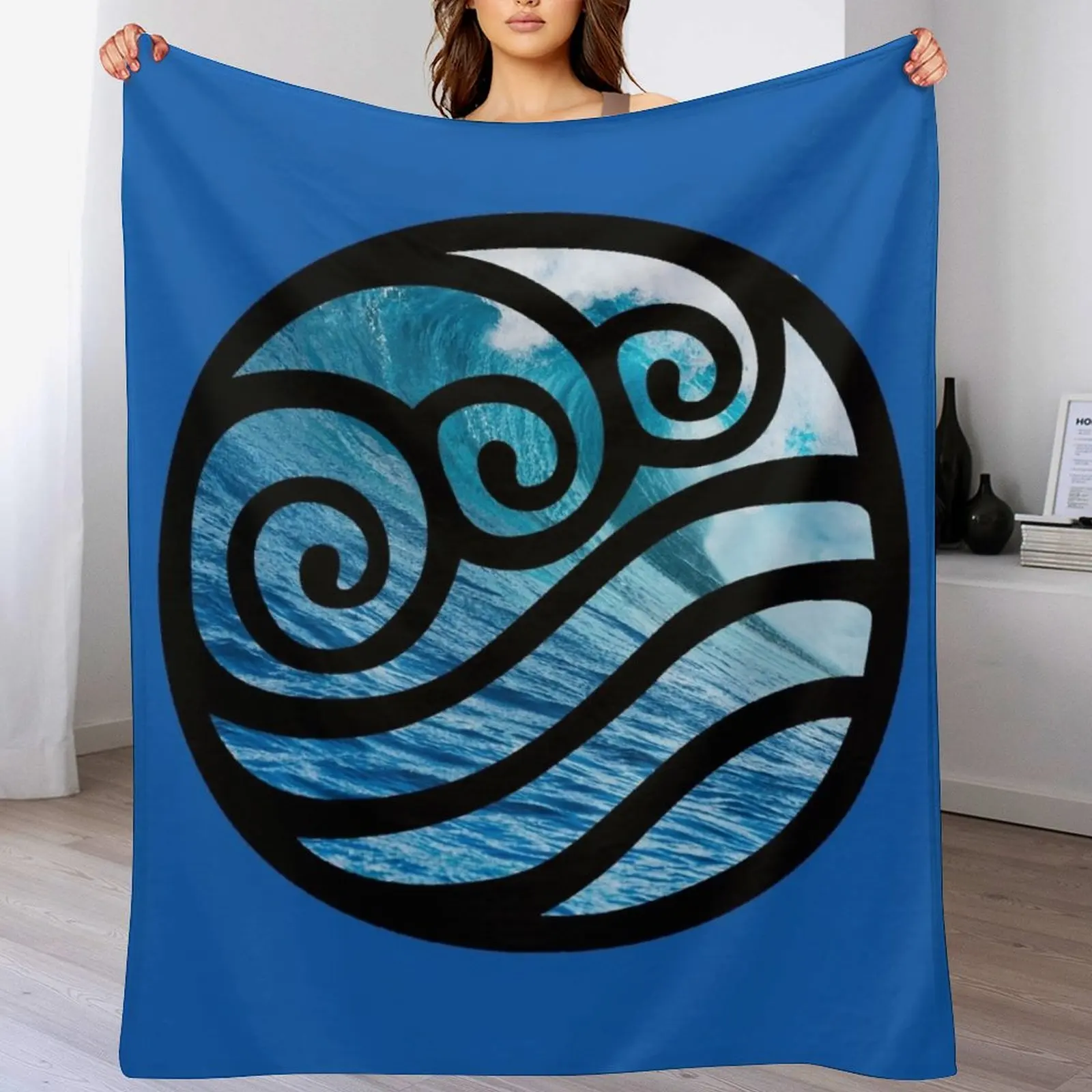 

Waterbending - Avatar the Last Airbender Throw Blanket Baby Moving Blankets For Bed Decoratives Blankets