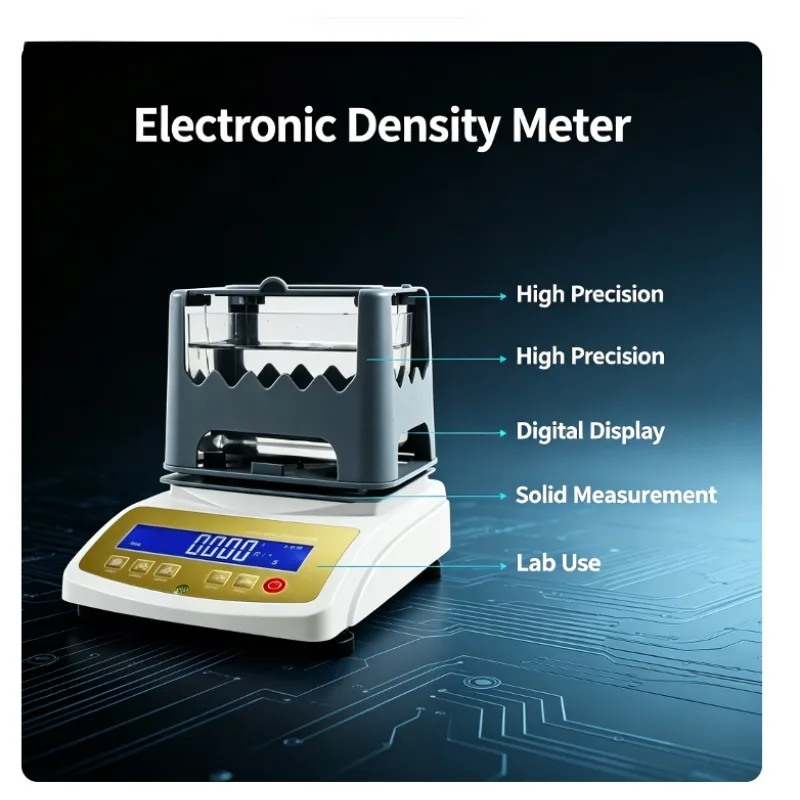 Precious Metal Density Tester Gold Karat Purity Detector Platinum Silver Specific Gravity Meter Jewelry Authenticity Analyzer