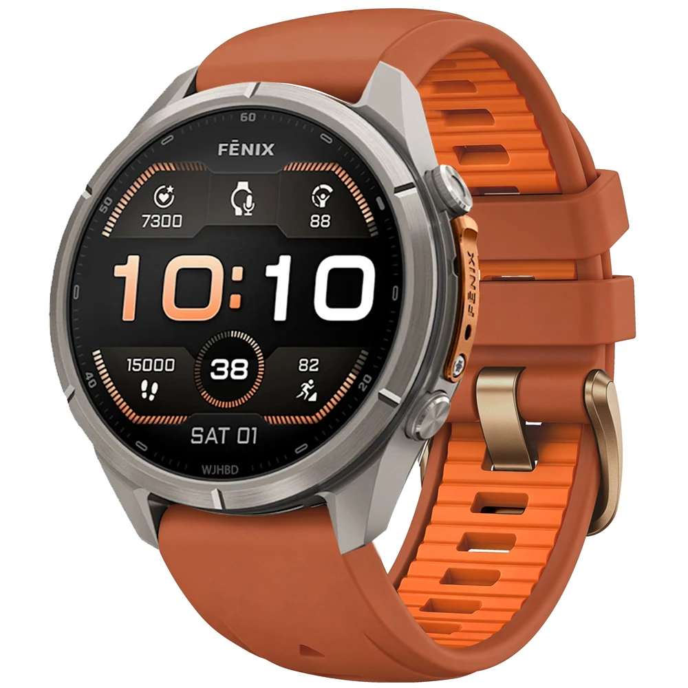 QuickFit 20mm Watch Band For Garmin Fenix 9 Pro 8 43mm 7S 6S 5S Plus/Epix Pro 42mm/instinct 2S Two-Tone Silicone Strap Bracelet