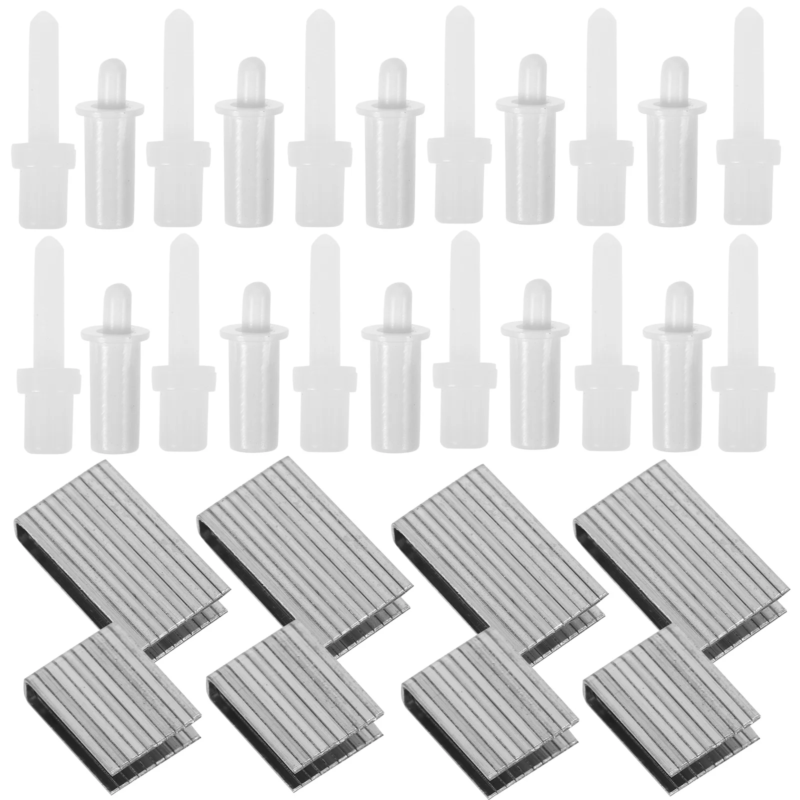 1Set Shutter Repair Pins Plastic Metal Shutter Staples Replacement Kit Louvers Window Blinds Furniture Fittings
