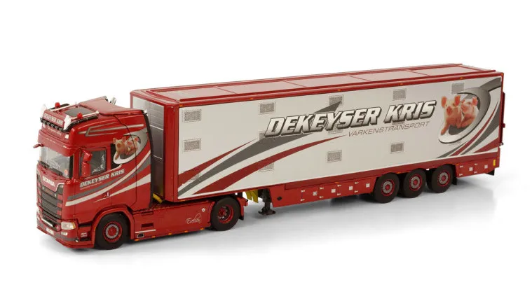 

Alloy Model WSI 1:50 Scale SCA-NIA CS20H 4X2 Tractor Livestock Delivery Container Truck Diecast Toy Model,DEKEYSER KRIS 01-3584