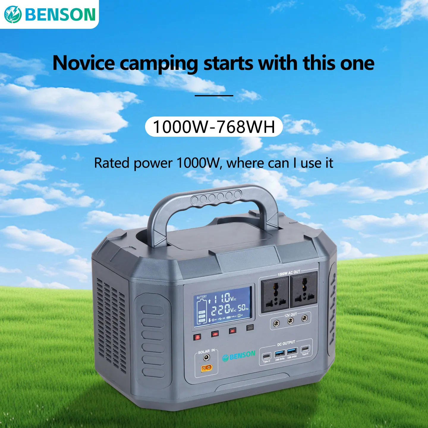 5000WH Integrated Solar Energy Storage System, Off Grid Inverter Design, Portable Outdoor Emergency Power Station
