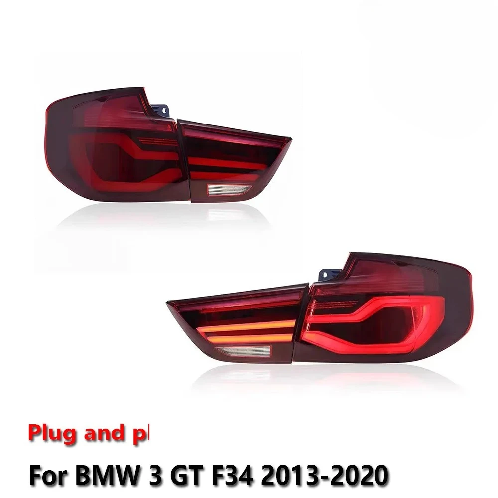 

Car LED Tail Light Assemblies For BMW 3 GT F34 2013-2020 Auto Fog DRL Brake Turn Signal Lamp Plug And Play