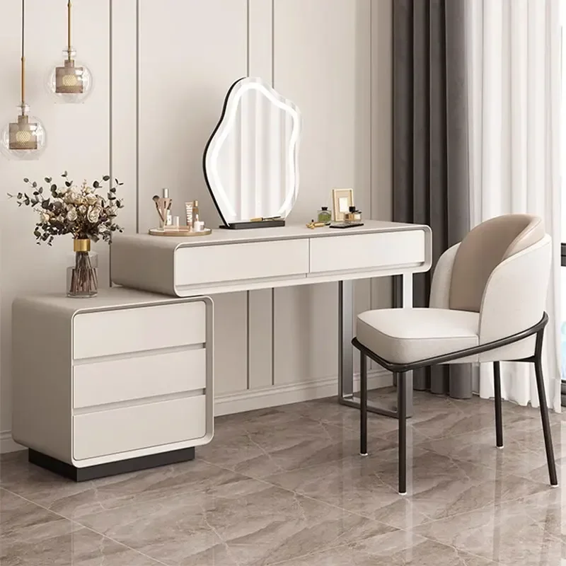 Modern Professional Dressing Table Chair Luxury Drawer Mirrors Dressers Children Women Coiffeuse De Chambre Bedroom Furniture