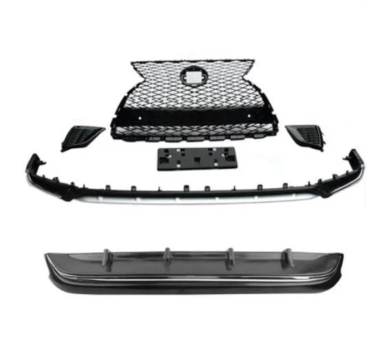 F-SPORT Front Bumper Splitters Lip Rear Trunk Diffuser Racing Grills Grile Fog Lamp Cover For Lexus RX200T 300 450H 2020-2023