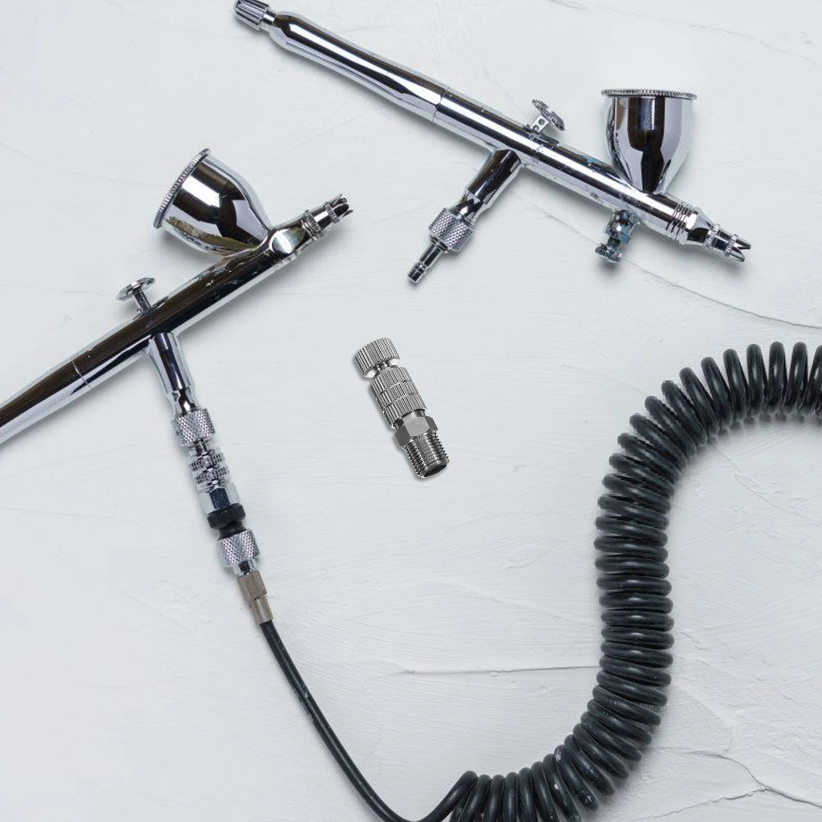 1 مجموعة البخاخة قطع الاتصال السريع طقم محوّل موصل معدني مدمج لخرطوم البخاخة سهلة التركيب لا تسرب المقرنة