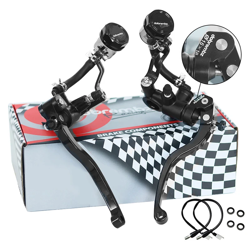 

Motorcycle 17.5RCS Brake Clutch Lever Master Cylinder Pump Radial Mounting Hydraulic DOT 7/8" 22mm For pitbike yeezy honda xmax