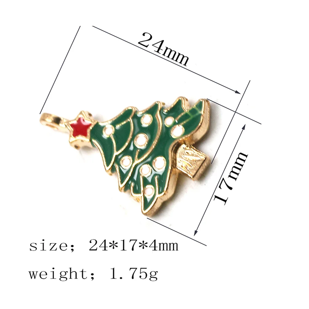 

10pcs Jewelry Making Accessories Colorful Cartoon Alloy Pendants Charm Fashion Earrings Necklace Bracelet Craft Supplies