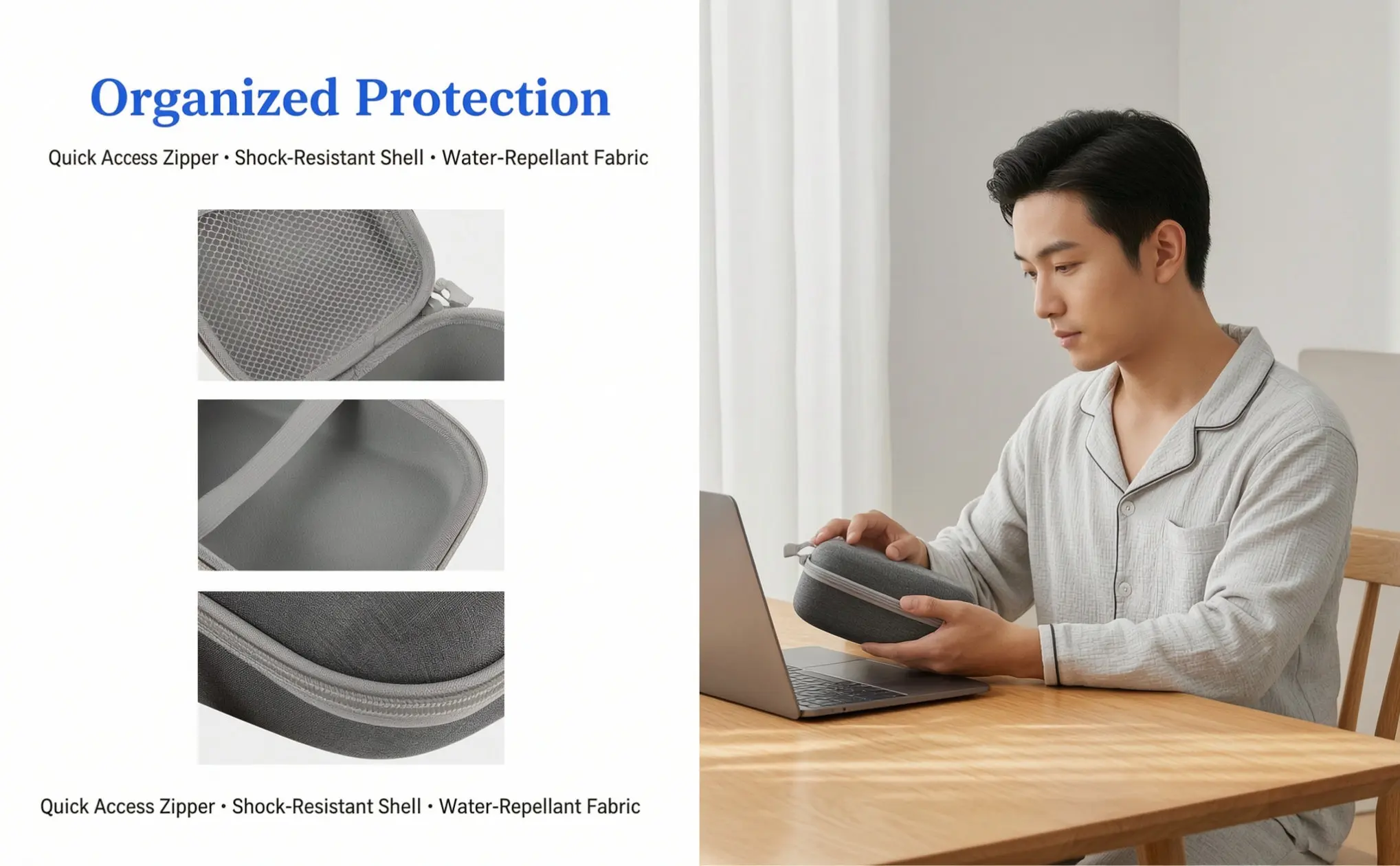 Hard Shell Case for Bp Monitor Compact Portable Carrying Travel Case Handle Compatible 7.9x6.3x4.5 Inch Shockproof