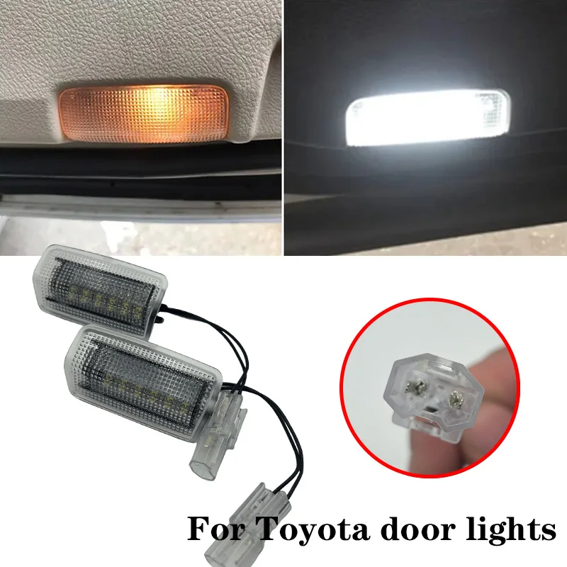 For Lexus IS ES GS RC LS RX Series 240 300 330 350 400 450 460 500 570 GX460 LX570 HS250h SMD Led Door Courtesy Footwell Lights