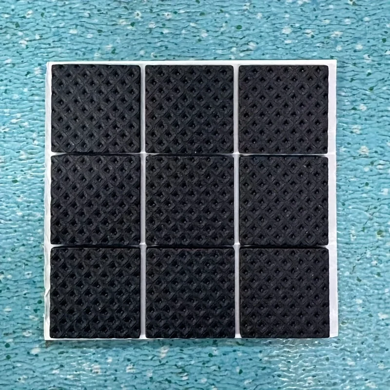 YITAPE DIY op maat te snijden meubelpads zelfklevende antislip vloerbeschermer mat voor hardhout stoel tafelpoot 9/18/36PCS zwart