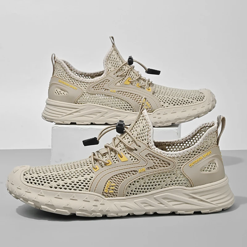 

Breathable Mesh Upper Outdoor Leisure Shoes Men Daily Comfort Sport Footwear