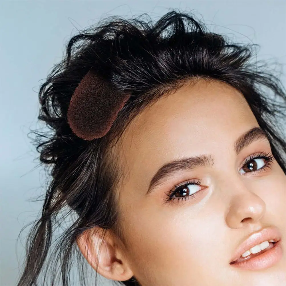 

2 Pcs Heightening Hairpin Volume Hair Base Inserts Styling Clips Banana Accessories Thin Hair puff cushion clips hair