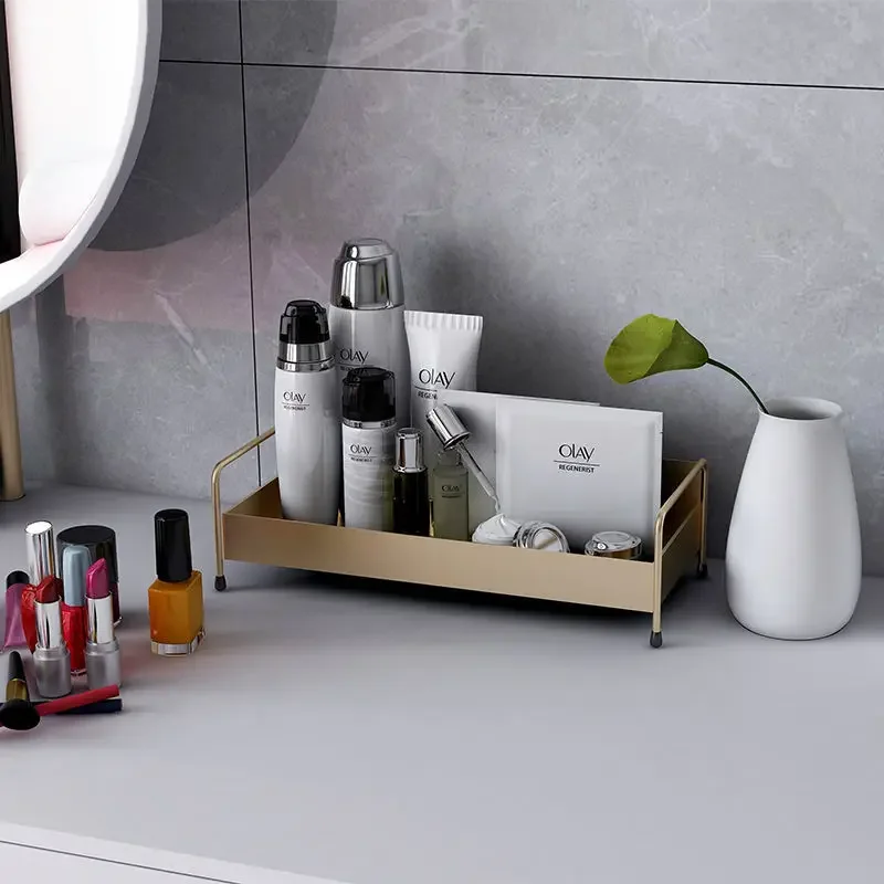 Book Desktop Storage Box Tieyi Bedroom Cosmetics Shelf Dormitory Cosmetics Shelf Storage Home Organizer Kitchen Storage