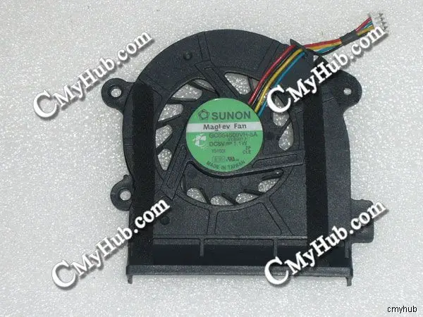 For NEC Versa E2000 GC054509VH-8A V1.B907.F DC5V 1.1W 4Wire 5Pin connector Cooling Fan GC054509VH-8A V1.B907.F