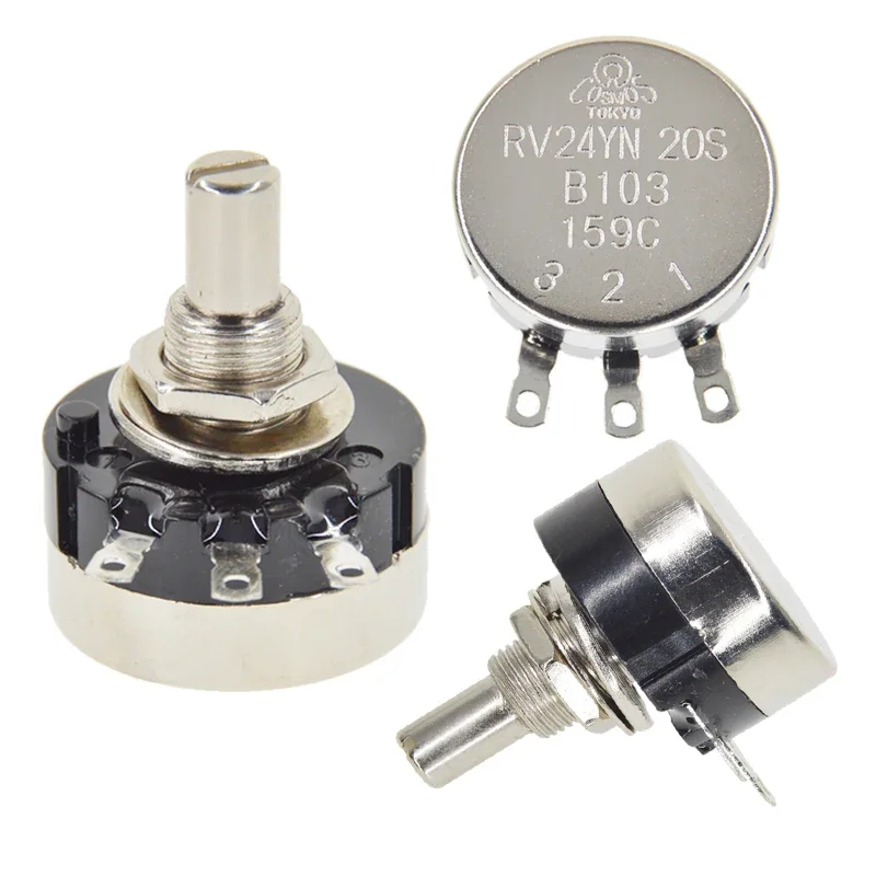 

RV24YN20S Potentiometer B201 B501 B102 B202 B502 B103 B203 B503 B104 B204 B254 B504 B105 500 Ohm 10K 20K 50K 100K 200K Ohm