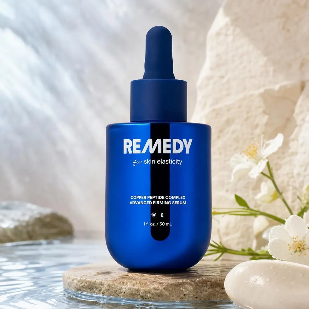 Copper Tripeptide 1 GHK Cu Serum Blue Peptide Face Essence Hydrating Firming Fine Line Smoothing Skin Care
