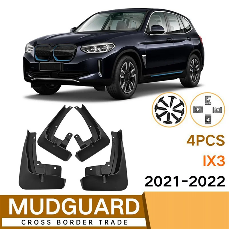 Car Mudflaps for -BMW IX3 G08 2020 2021 2022 Mudguards Fender Flap Splash Guards Cover Mud Car Wheel Accessories