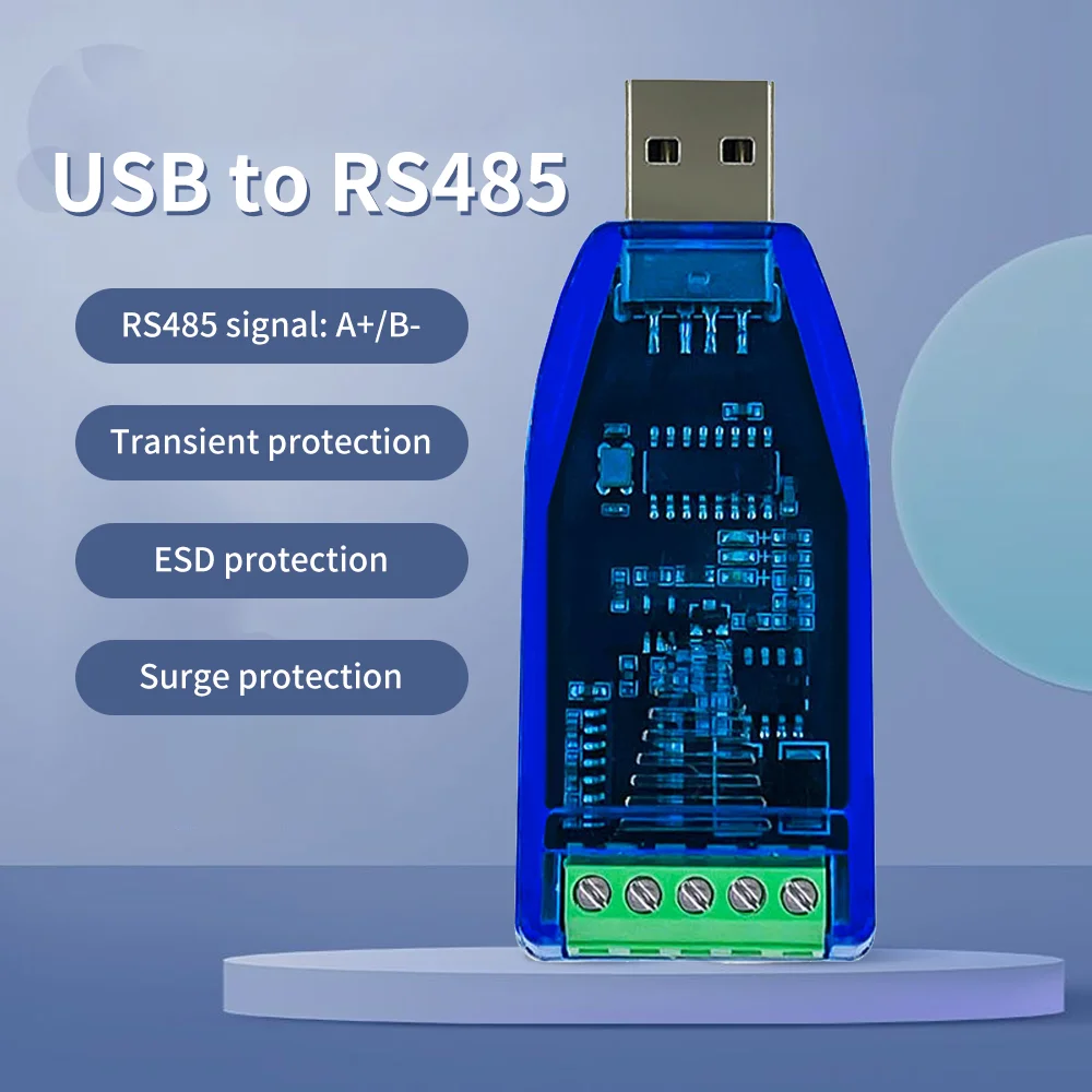 Electronic lock control board development test tool USB to 485 cable