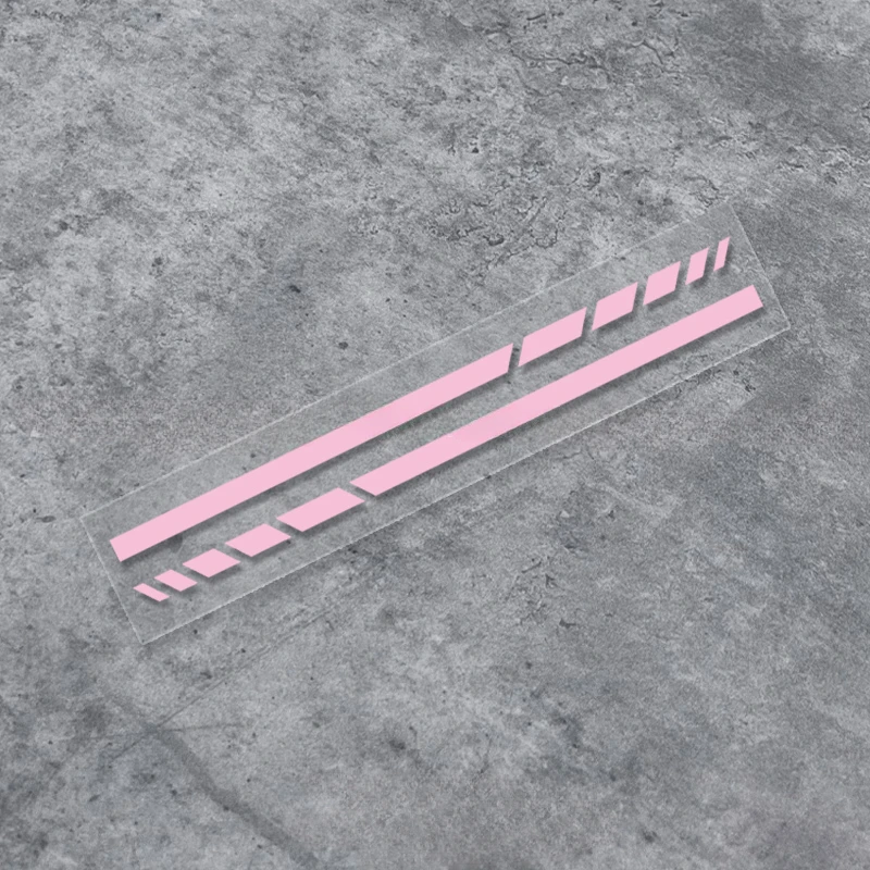 ملصقات شريطية رياضية شارات فينيل مقاومة للماء لخوذة خزان الوقود للدراجات النارية ومرآة الرؤية الخلفية للسيارة