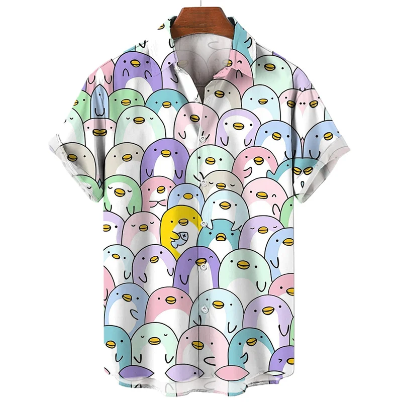 Chemises à manches courtes pour hommes, style anime, imprimé graphique, dessin animé floral, respirant, hawaïen, Harajuku original, luxe, gothique, été, nouveau