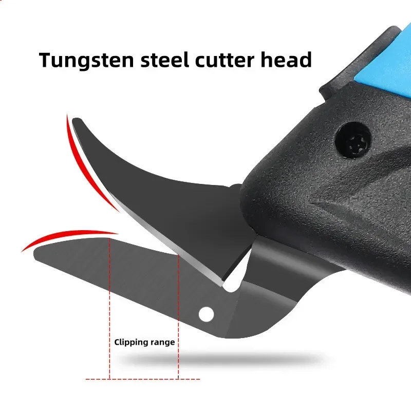 3.6V Electric Scissors Fabric Cutting Machine Leather Tailor Scissors +Tungsten Steel Blades USB Charging Portable Power Tool