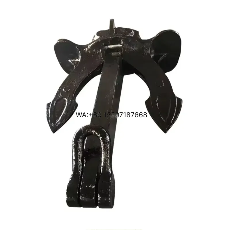 Wmwmnu for Steel Casting ABC Hall Anchor Marine Navy Ship Anchors Hot Dip Galvanized Black Bitumen Paint ABS DNV