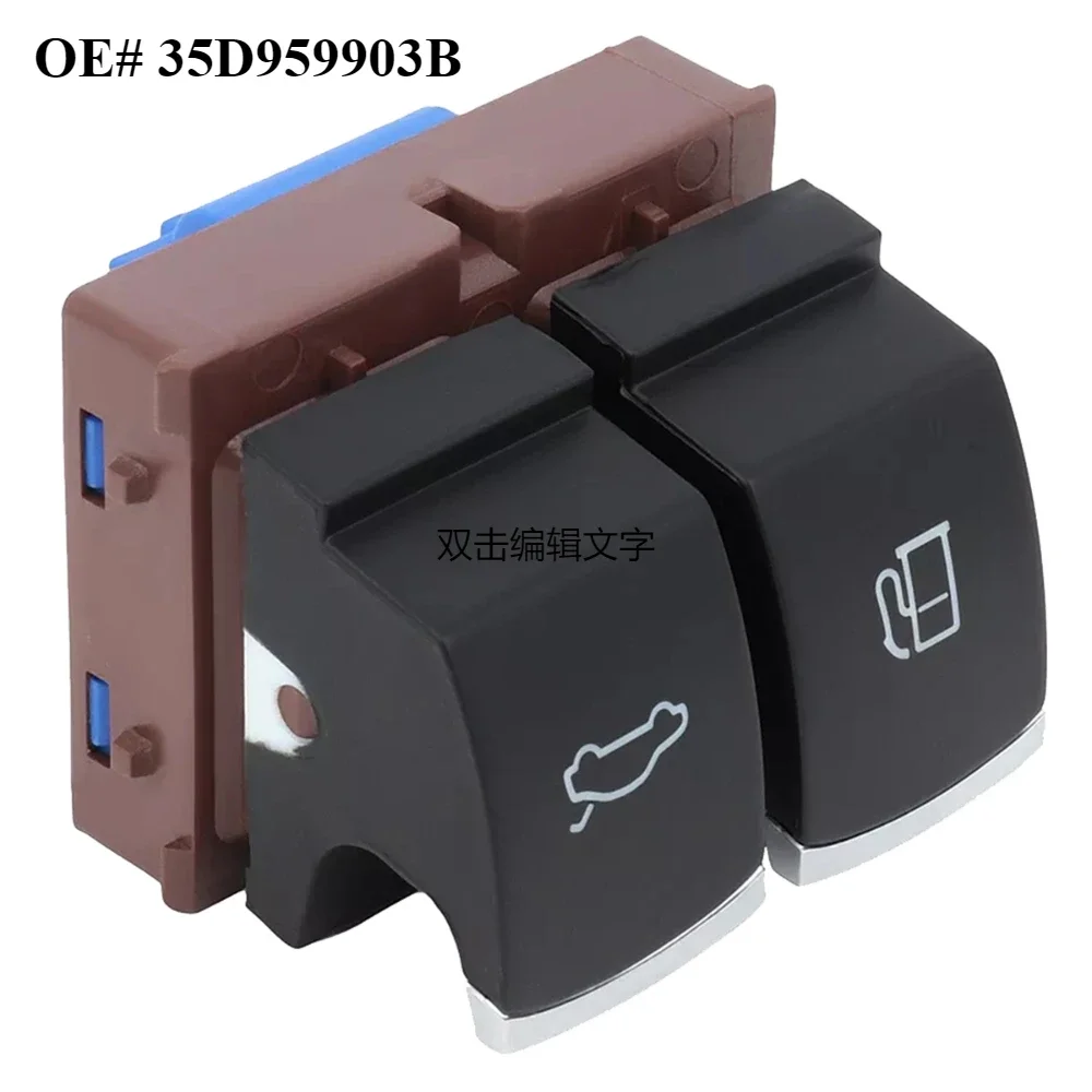 

35D959903B Car Front Door Button Trunk Release Switch for Volkswagen Jetta 2005-2012 Tail Cover Switch Car Accessories