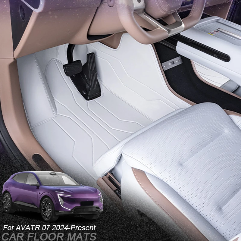 

Custom Nappa Leather Anti-Dirty Car Foot Protect Mat For AVATR 07 2024-Present Luxury Anti-Slip Waterproof Floor Pad Accessory