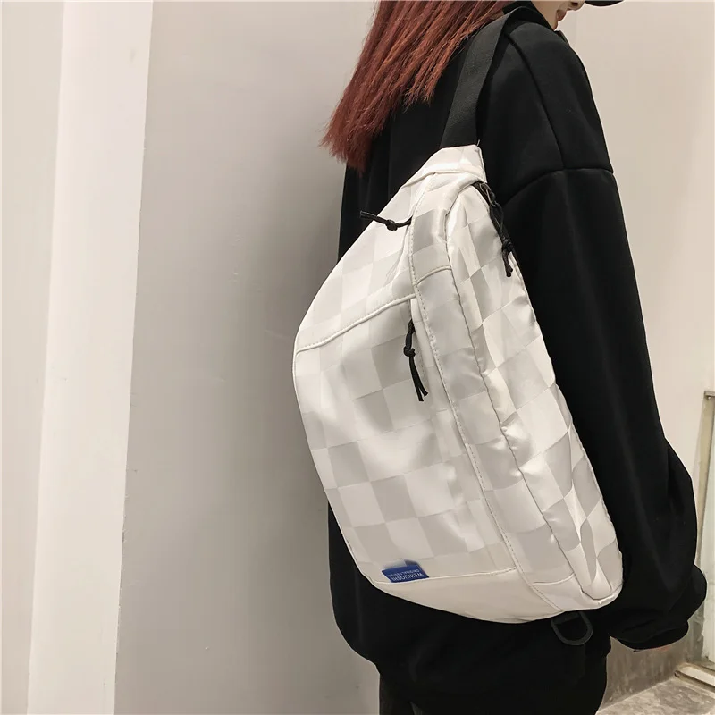 Große Kapazität Frauen Taille Taschen Mode Brust Tasche Unisex Straße Hip-hop Schulter Umhängetasche Outdoor Sport Fanny Pack Gürtel tasche – Detail 6