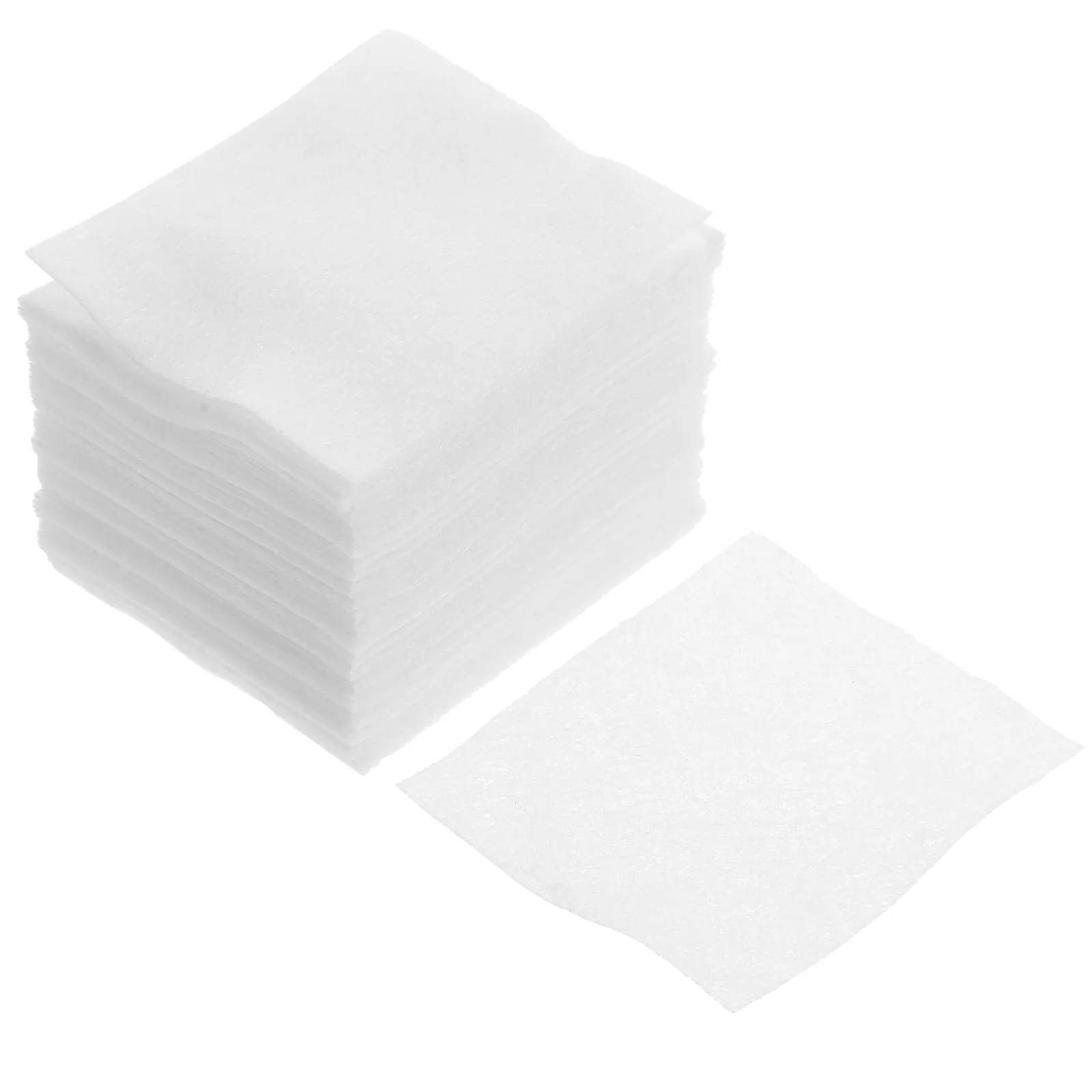 1000Pcs Non-Woven Fabric Cotton Pads Plastic Box Packing Thin Makeup Remover Nail Polish Remover Pads Skin