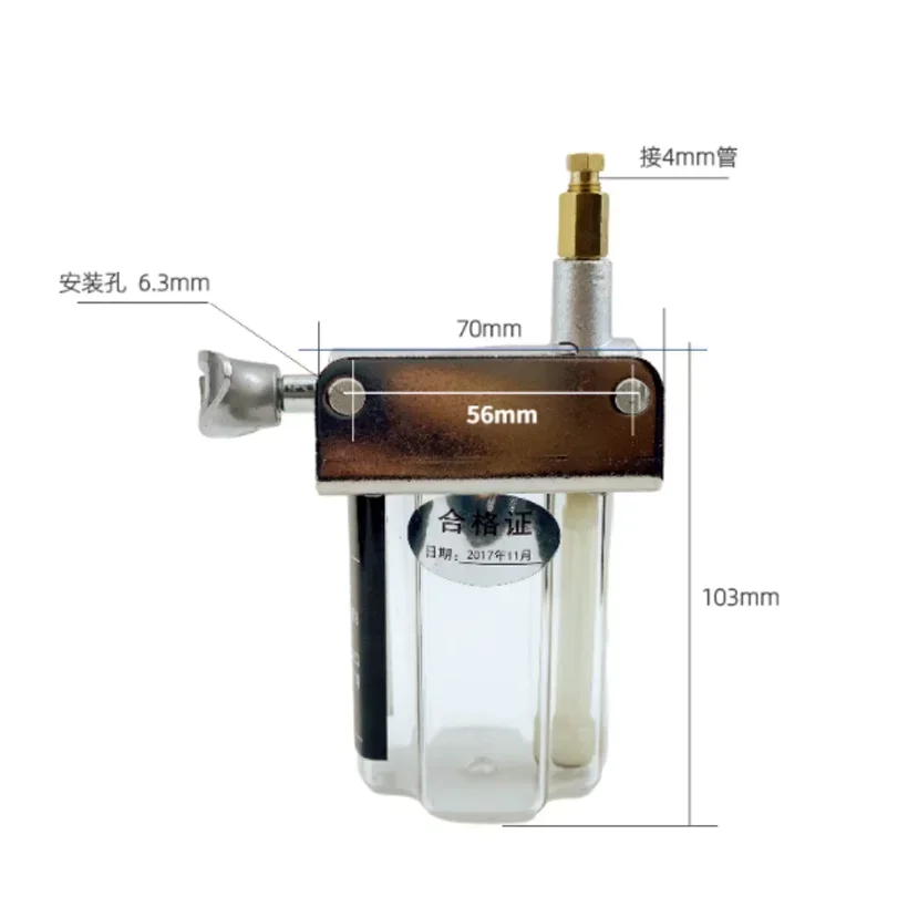 HD-3 Manual Lubrication Oil Pump Hand Operated Centralized Lubricator For Cnc Machine Lubricating System