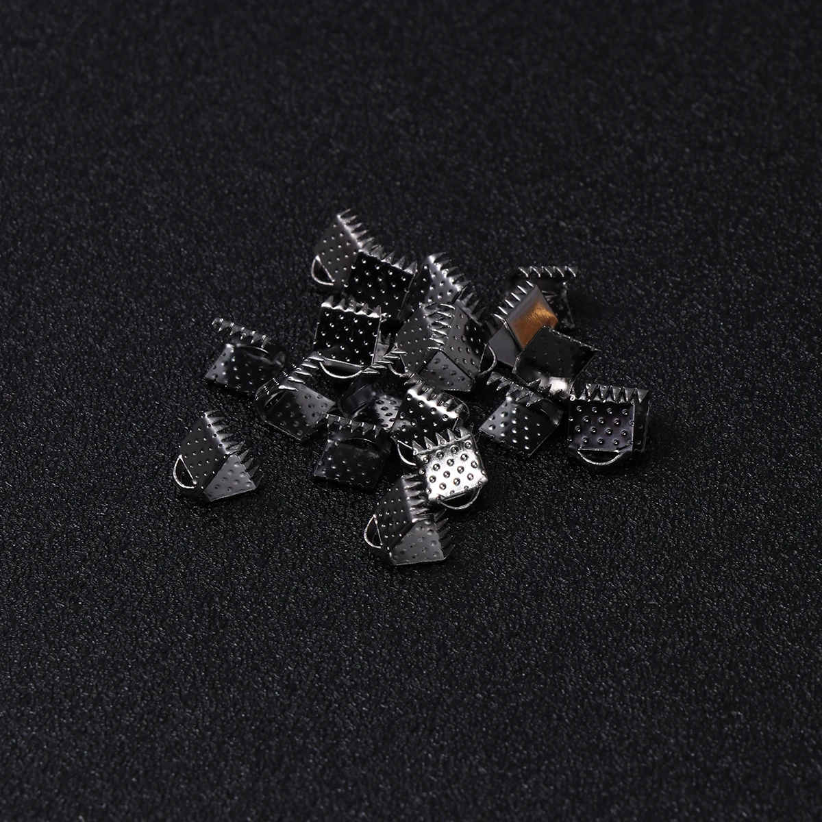 

500 Pcs Horse Clamp Rope Buckle Jewelry Plated Metal Clip Bracelet Fastener