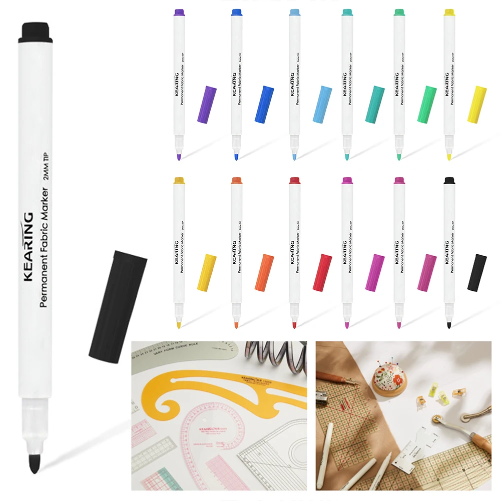 Fabric Bleach Stain Repair Marker Clothing Color Restoration Pen Permanent Ink Wash Fade Resistant Travel-Friendly Portable Fix