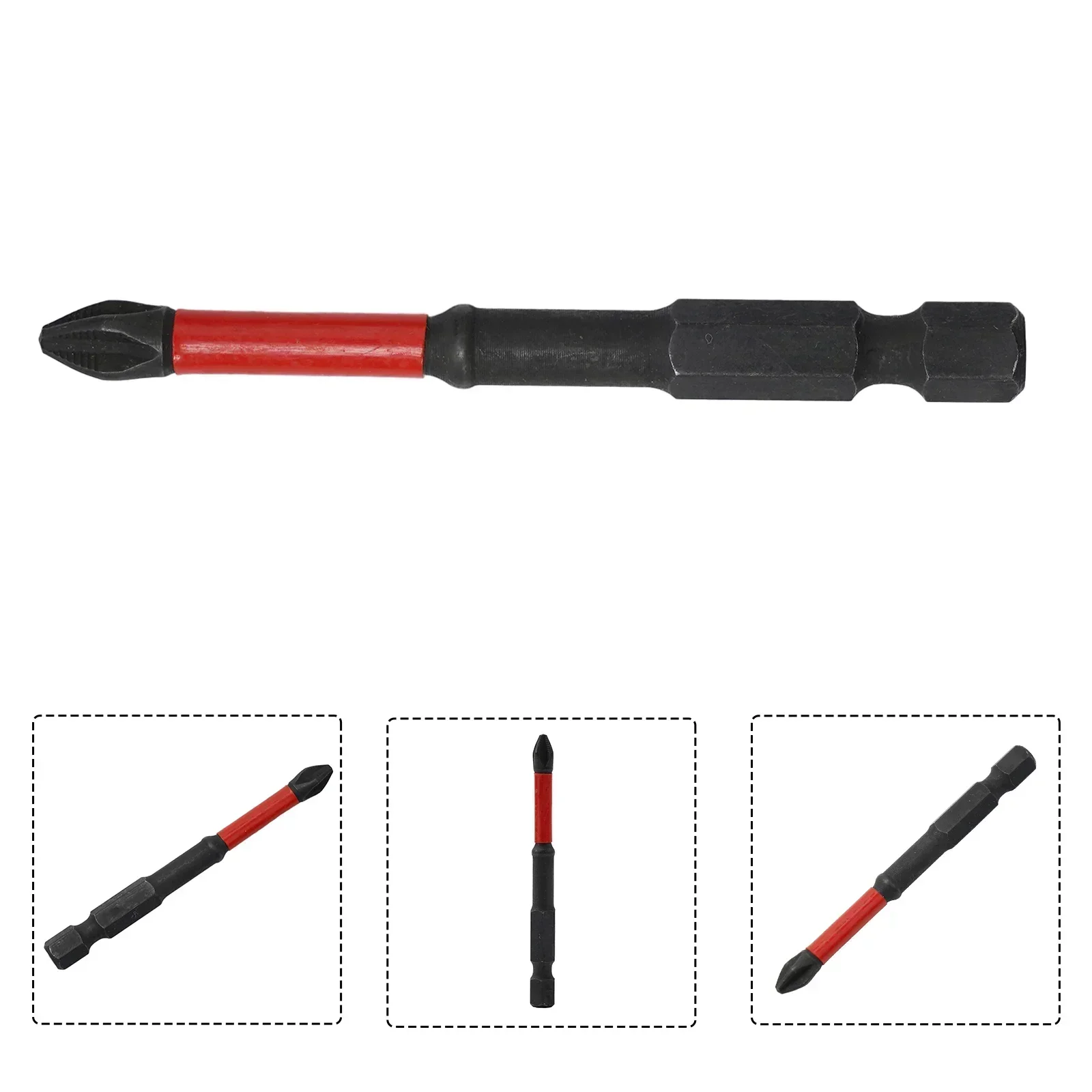 Practical Cross Drill Bit Screwdriver Bits Power Tools 50mm 70mm 90mm Cross Screwdriver Hex Shank High Hardness