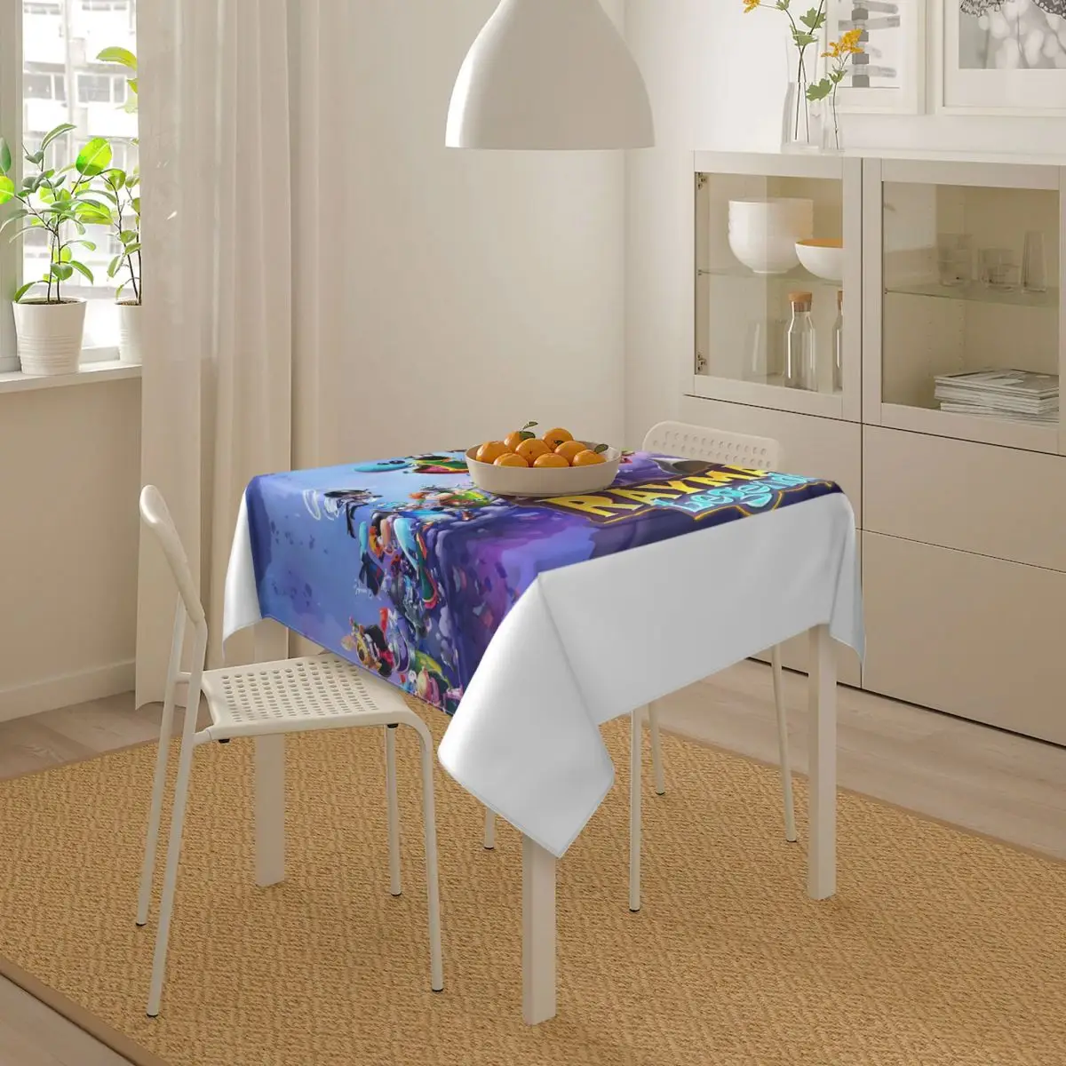 ألعاب كرتونية Rayman Legends مفرش طاولة مربع مقاوم للماء مفرش طاولة مقاوم للزيت لأحداث المطبخ غطاء طاولة الطعام