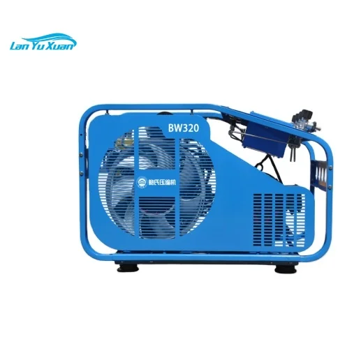 Germany bauer air capacity 320l/min 330bar 500 bar high pressure breathing air compressor for sales