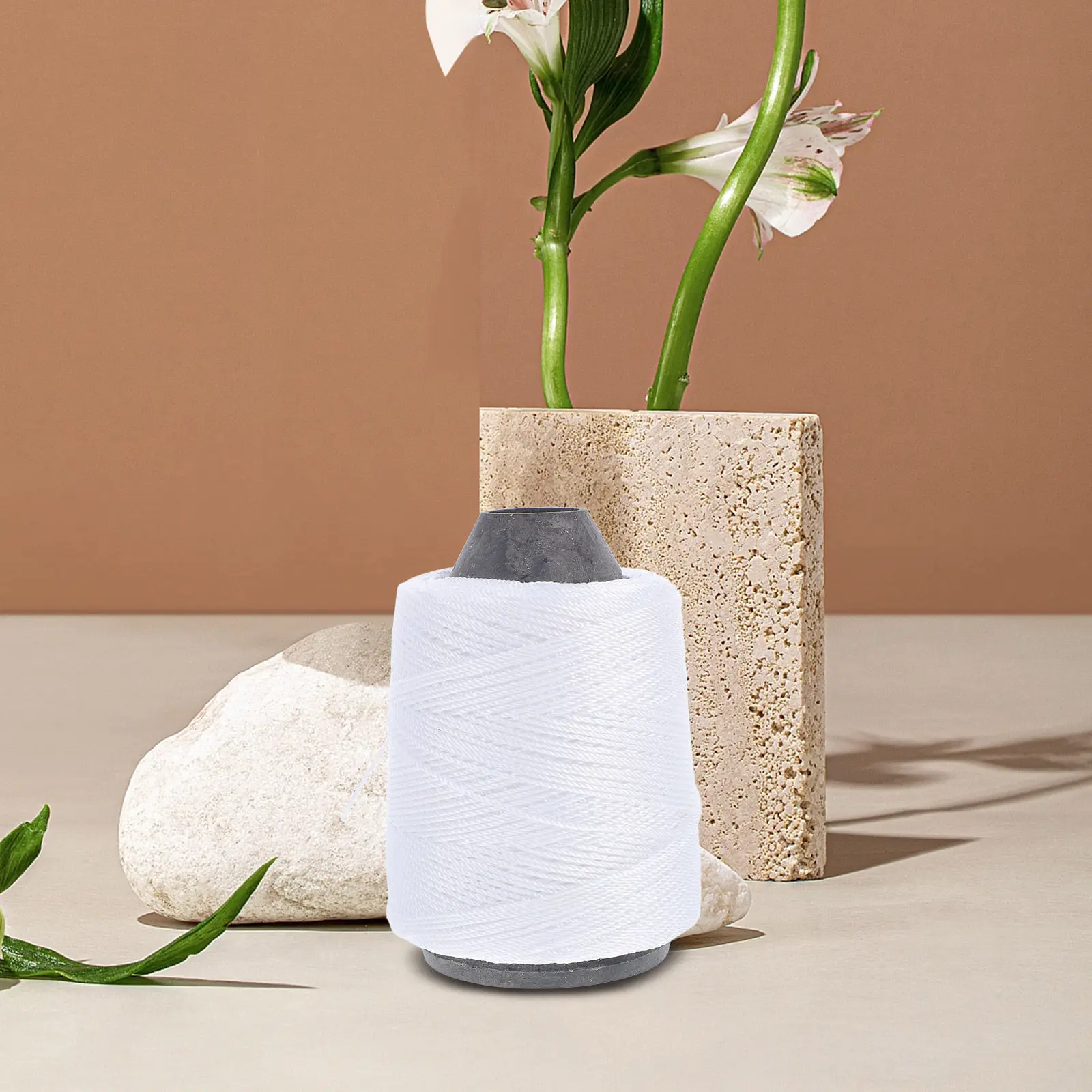 

2 Rolls Bright Visible Nylon Cord for Construction String Line Masonry Work Gardening Strapping Line Outdoor Rope Heavy Duty