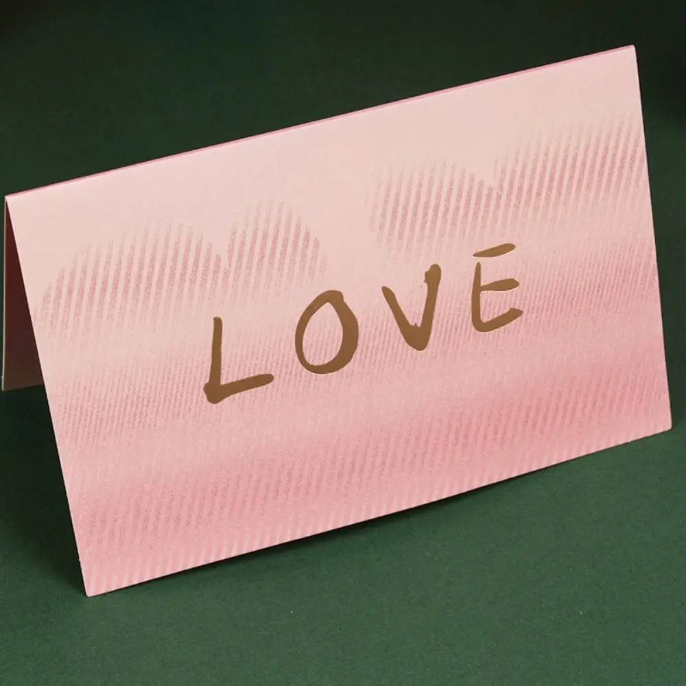 Paper Sculpture Valentine's Pop Up Cards Three-dimensional Beautiful 3D Heart Greeting Card Handmade Gradient Color