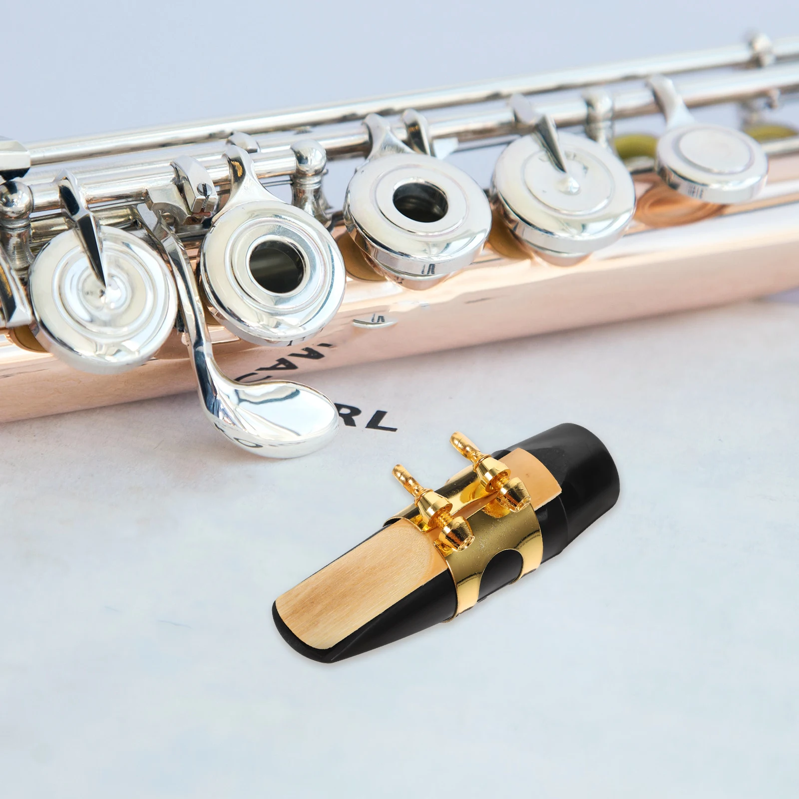

Saxophone Cap Teeth Ligature Mouthpiece Alto Musical Instrument Cushion Accessory
