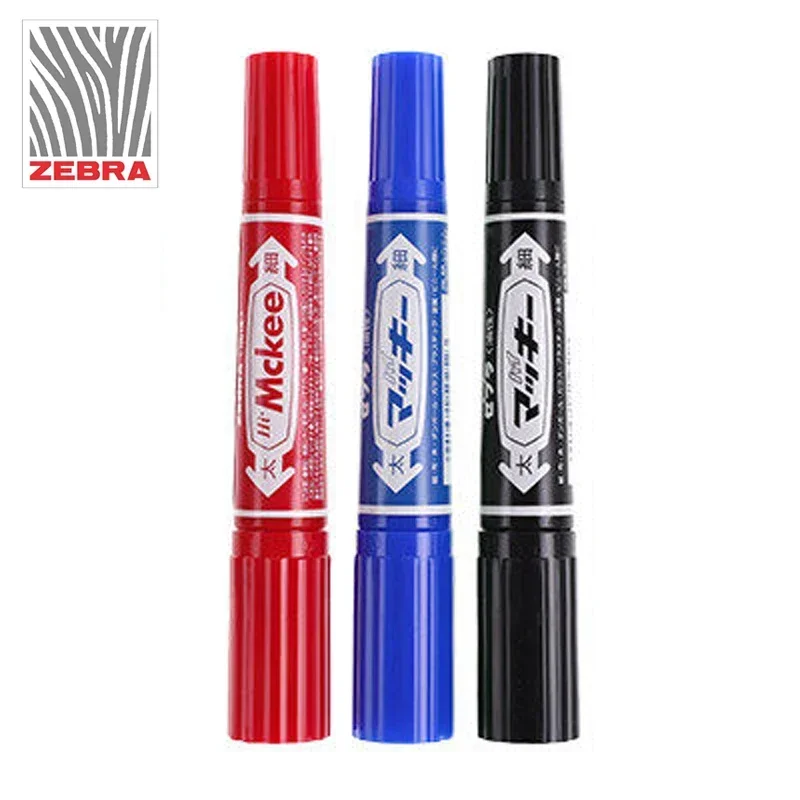 

3pcs Zebra Marker Pens Double-headed MO-150-MC Large Capacity Oil-proof Waterproof Painting Marking Pen Does Not Fade Graffiti