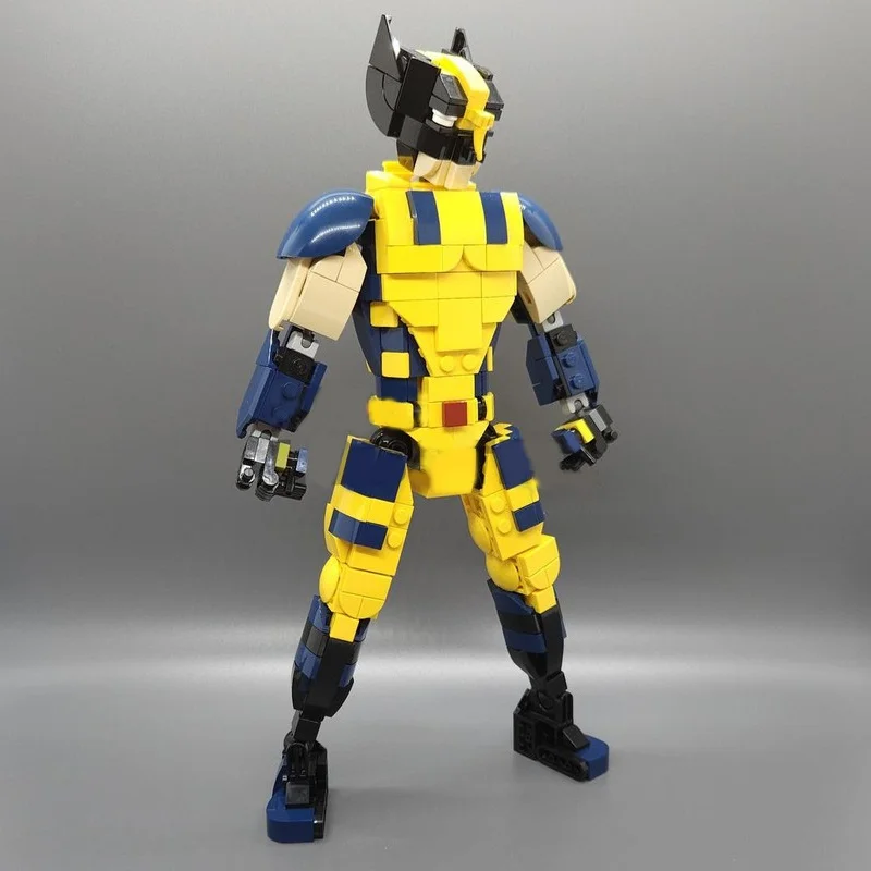 500pcs MOC Wolverine Deadpool And Super Heroes Model Building Blocks Christmas Gifts Architecture Assemble Toy DIY Creative Kids