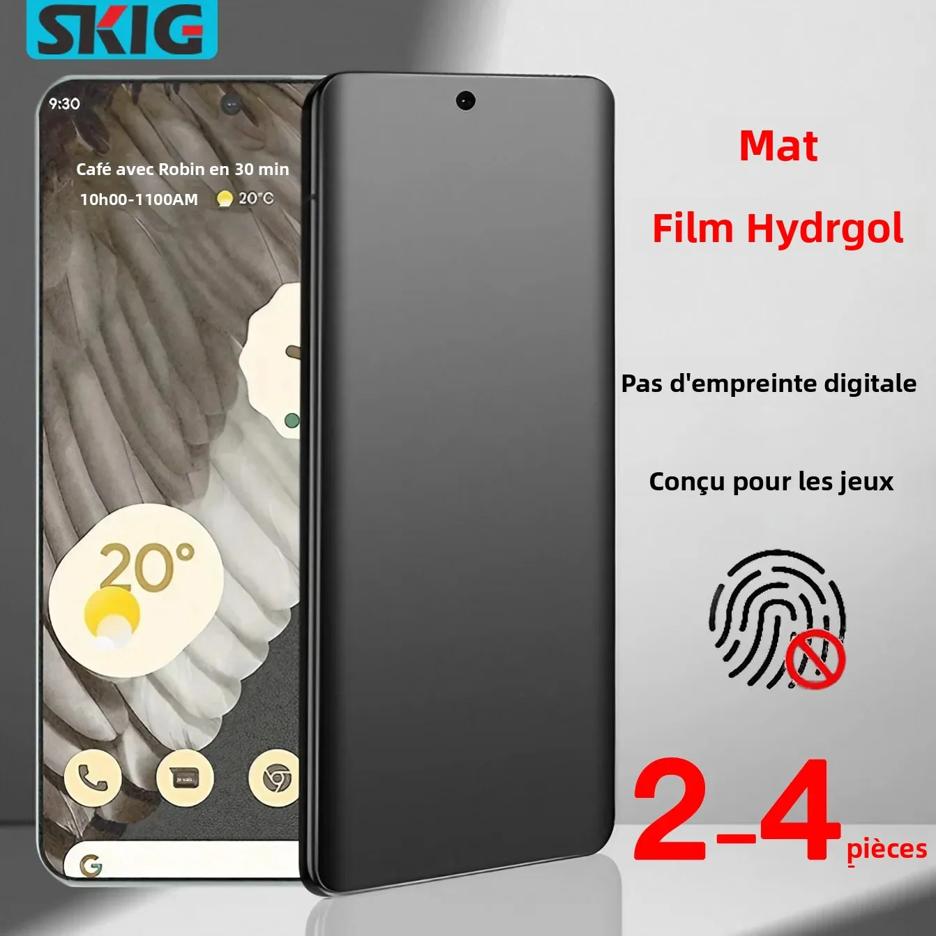 Film Hydrogel mat, 2 à 4 pièces, protecteur d'écran pour Google Pixel 10 9Pro XL 8 7 7A 6 6A Pro, pas en verre trempé