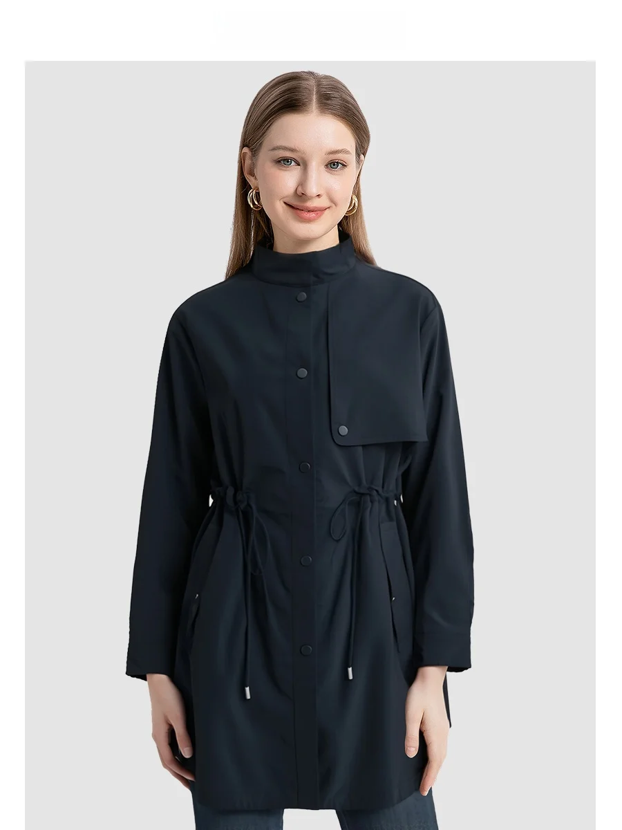 

Женское пальто средней длины из полиэстера и вискозы, новая коллекция весна-осень, высококачественное, от Ari Hap