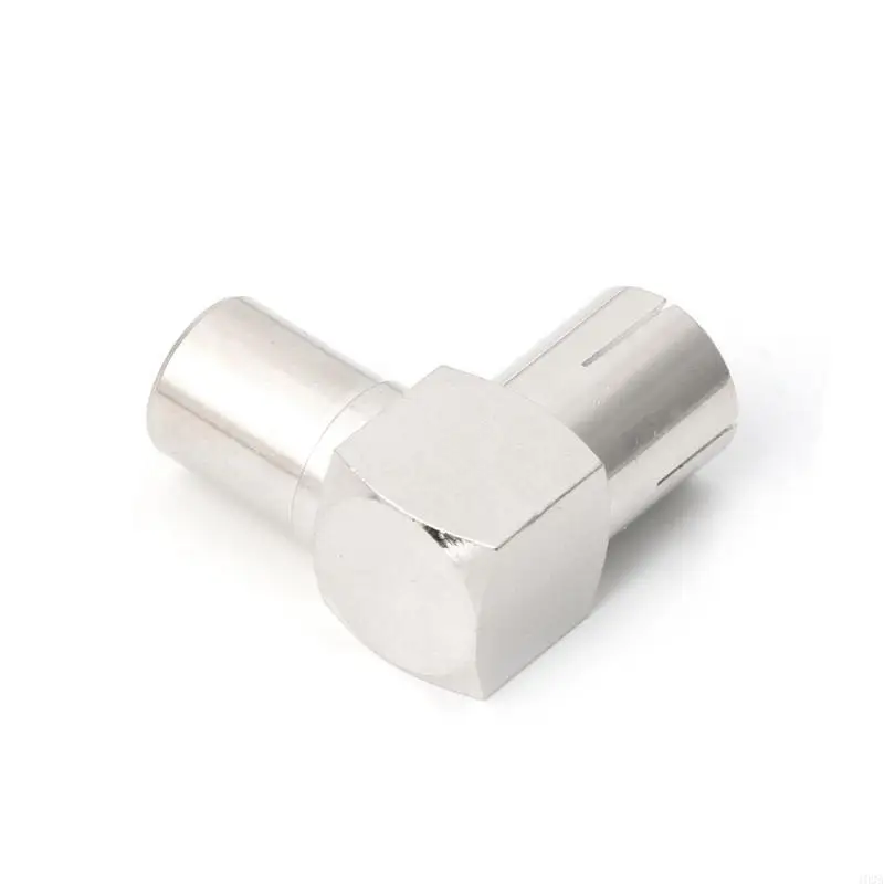 193A 90° Aerial Cable Adapter RF Coaxial F Female to Male Plug to Female Socket