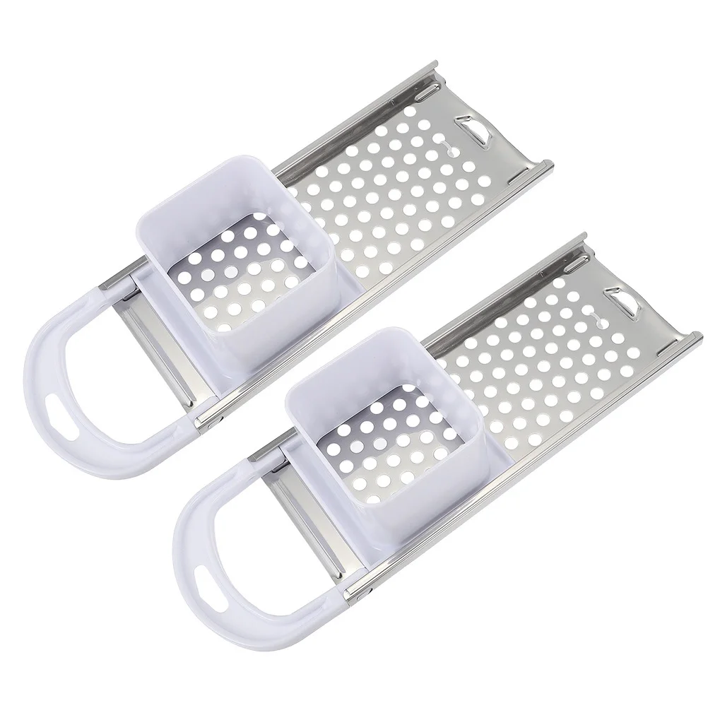 

2Pcs Rust-Proof Stainless Steel Dough Cutter Practical Manual Noodle Machine Dough Chopping Tool Kitchen Supply