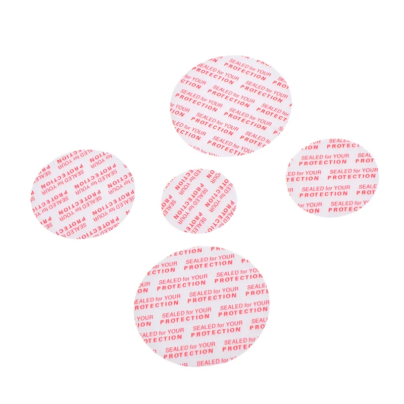 

100Pcs 0MM-82MM Self Adhesive Pressure Sensitive Press Seal Cap Liners Jar Bottle Foam Safety Tamper Sealers Plate Gaskets