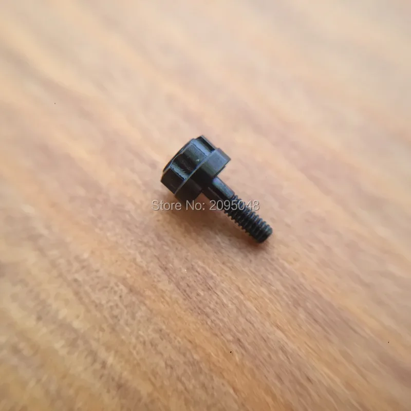 6 Prongs Black Watch Bezel Screw for IWC INGENIEUR FAMILY 45mm-46mm Watch Case Micro Screw Watch Parts IW379602