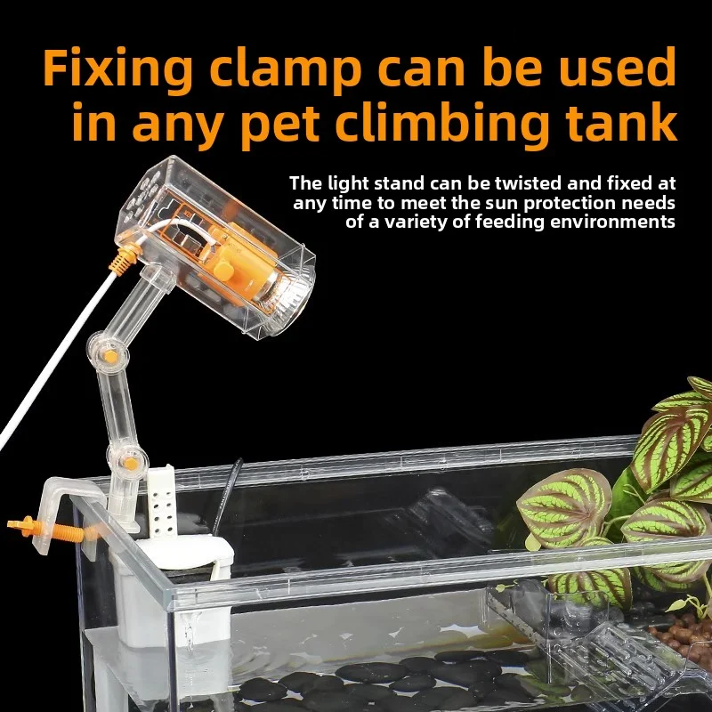 Turtle Basking Light Uvb Lamp Heating Lamps Full Spectrum Uva Heat Insulation Calcium Supplement Light Suitable For Reptile Pet