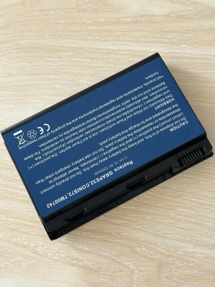14.8V 8 Cells battery For Acer Extensa 5220 5235 5620 5630 7620 TravelMate 5320 5520 5720 7720 7520 6592 TM00741 TM00751 GRAPE32